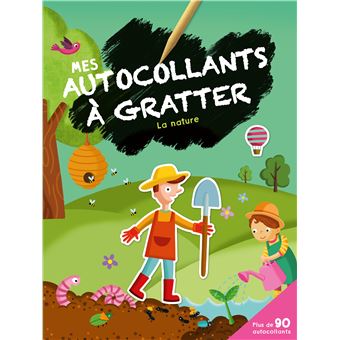 La nature. Mes autocollants à gratter