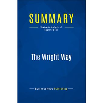 Summary: The Wright Way