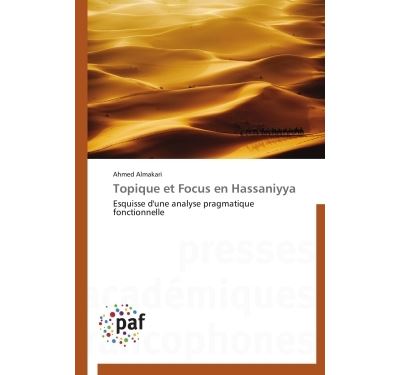 Topique et focus en hassaniyya