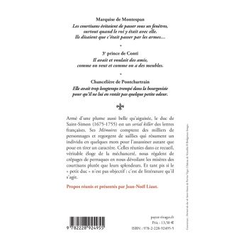 Les sautes d'humour de monsieur de Saint-Simon