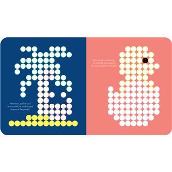 Gommettes rondes Animaux pixels