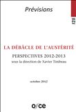La débâcle de l'austérité : perspectives 2012-2013
