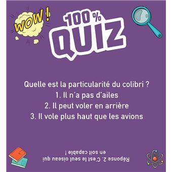 100% Quiz Incroyable mais vrai !