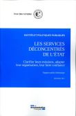 Les services déconcentrés de l'état