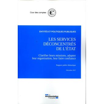 Les services déconcentrés de l'état