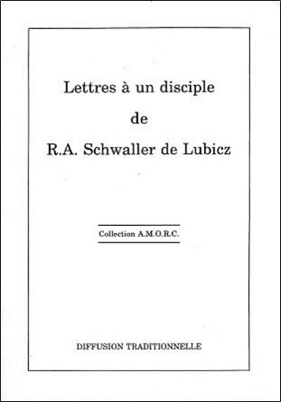 Lettres à un disciple