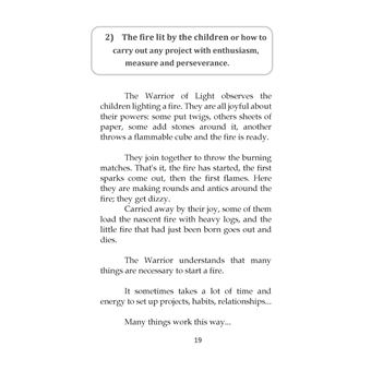 Wisdom of Warrior of light