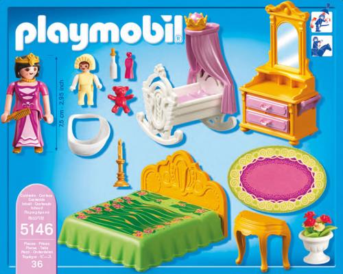 Playmobil 6303 pas cher, Chambre royale des enfants