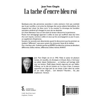 La tâche d’encre bleu roi