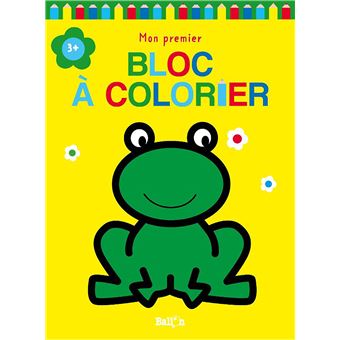 Mon premier bloc à colorier 3+ (grenouille)