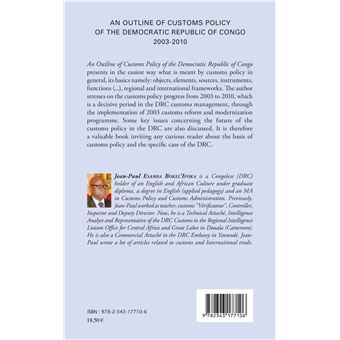 An Outline of Customs Policy of the Democratic Republic of Congo