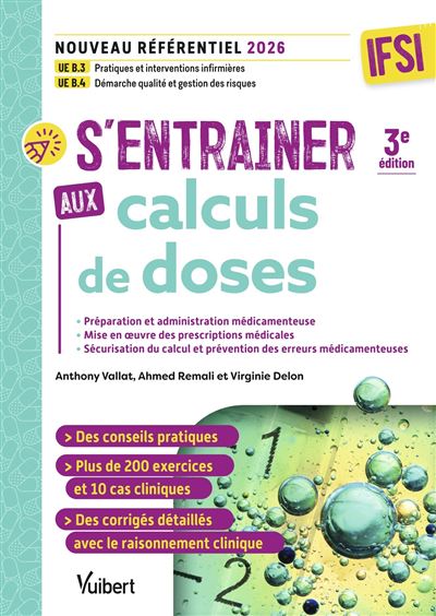 S'entraîner aux calculs de doses et de débits - IFSI UE 4.4 et 2.11