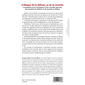 L'Afrique de la défense et de la sécurité