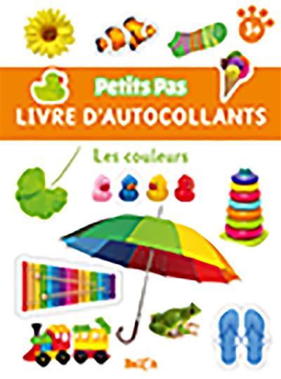 Les couleurs (livre avec autocollants 3+)