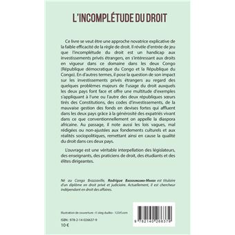 L'incomplétude du droit