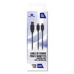 Câble de recharge USB Type C Freaks and Geeks PS5 3 m Noir