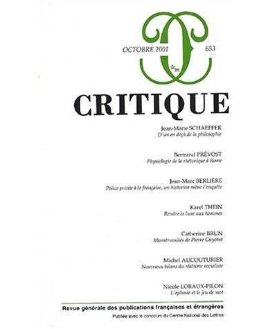 Revue critique 653