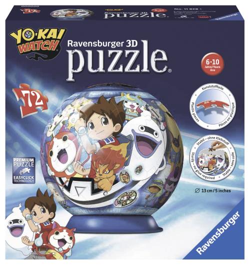 Puzzle 3D 72 pièces Yo-Kai Watch Ravensburger