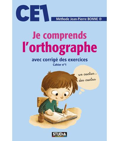Je comprends l'orthographe CE1