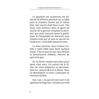 Le sage ne peut pas être pauvre