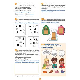 Les cahiers Bordas - Cahier de maths CE1