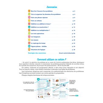 Les cahiers Bordas - Cahier de maths CE1