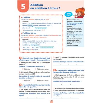 Les cahiers Bordas - Cahier de maths CE1