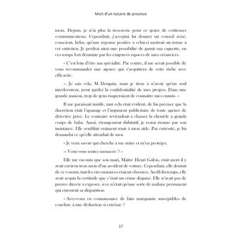 Mort d'un notaire de province