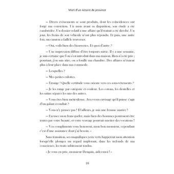 Mort d'un notaire de province