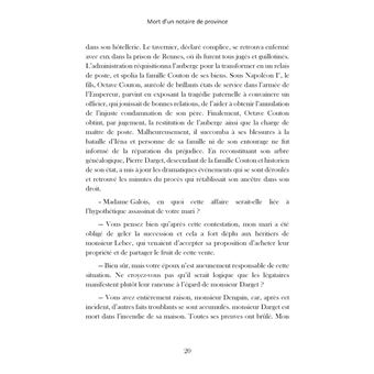 Mort d'un notaire de province
