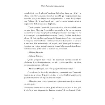 Mort d'un notaire de province
