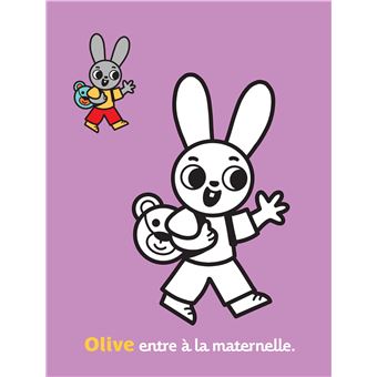 Je colorie sans dépasser avec Olive - Olive à la maternelle