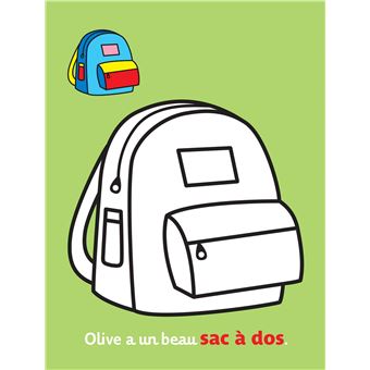 Je colorie sans dépasser avec Olive - Olive à la maternelle