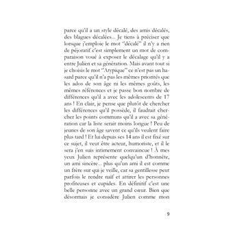 Entre vous et moi...