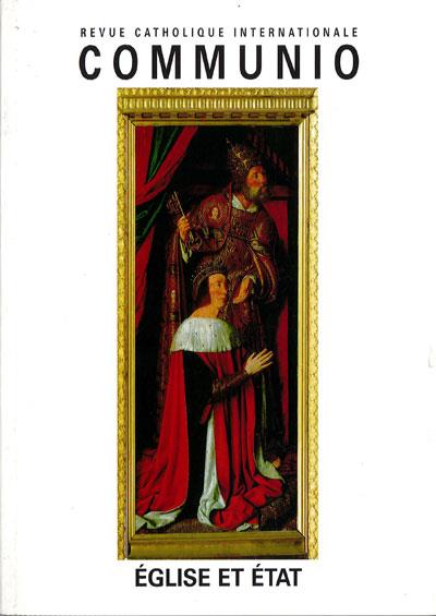 Eglise et état - Communio t°XXVIII/1, n°165 janvier-fév 2003