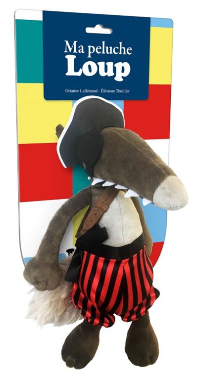 La peluche loup pirate - Orianne Lallemand - (donnée non spécifiée)
