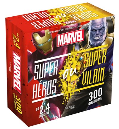 Boîte Super-héros ou super-vilains Marvel