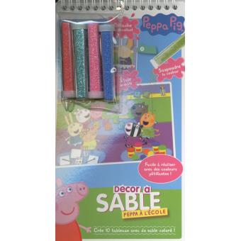 PEPPA à l'école - Décor à sable