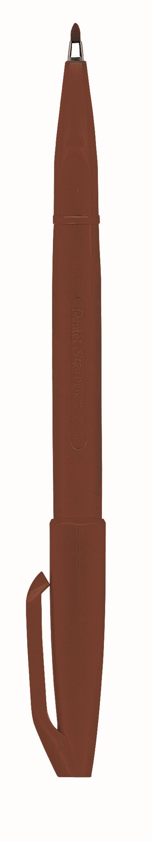 Pentel S520 Sign Pen Stylo feutre &agrave; Pointe fibre fine Acrylique Marron