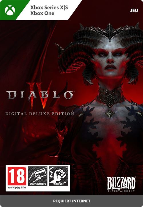 Code de téléchargement Diablo IV Edition Deluxe Xbox