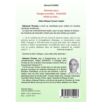 Étonnez-vous ! Énergies nouvelles... Écologie