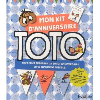 Toto Avec 8 Cartes 8 Masques Et 8 Fanions Kit Anniversaire Toto Serge Bloch Serge Bloch Broche Achat Livre Fnac