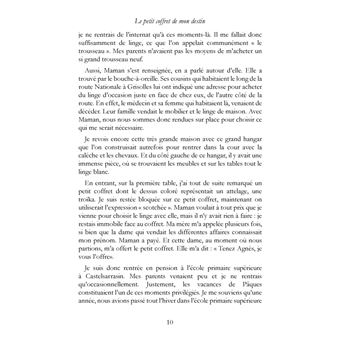 Le petit coffret de mon destin