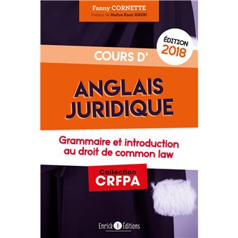 Cours d'anglais juridique 2021