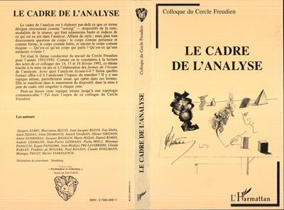 Le cadre de l'analyse (Colloque) -  Inconnus - (donnée non spécifiée)
