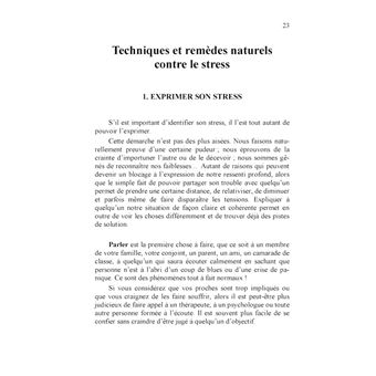 Vivre mieux sans STRESS