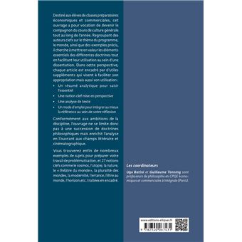 Le monde ECG 2023 - Auteur par auteur