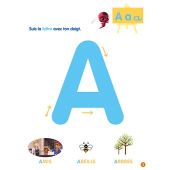 Miraculous - J'apprends l'alphabet  (dès 3 ans)