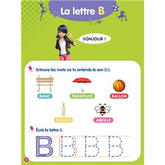 Miraculous - J'apprends l'alphabet  (dès 3 ans)