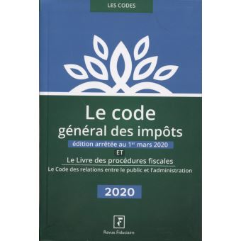 Le code général des impôts 2020
